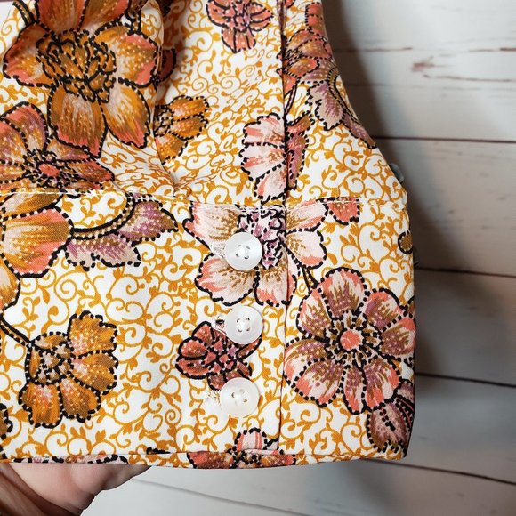 Free People I Got You Floral Print Smocked Crop Top - Picture 9 of 13